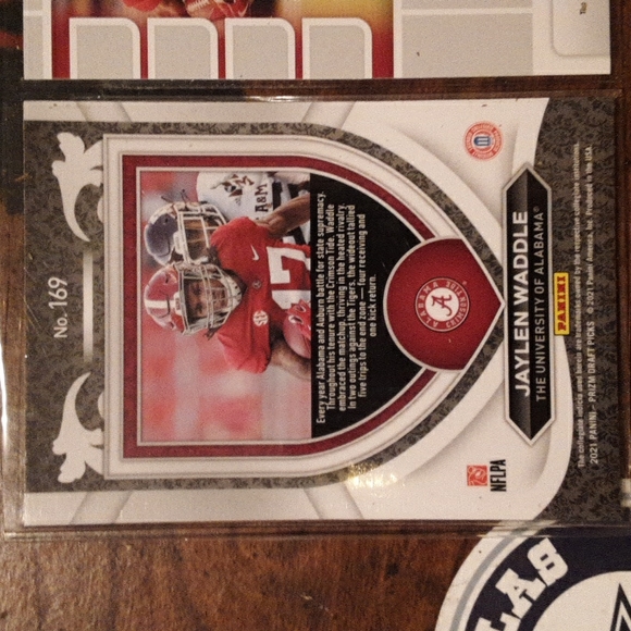 2021 Jaylen Waddle rookie cards - Picture 6 of 6